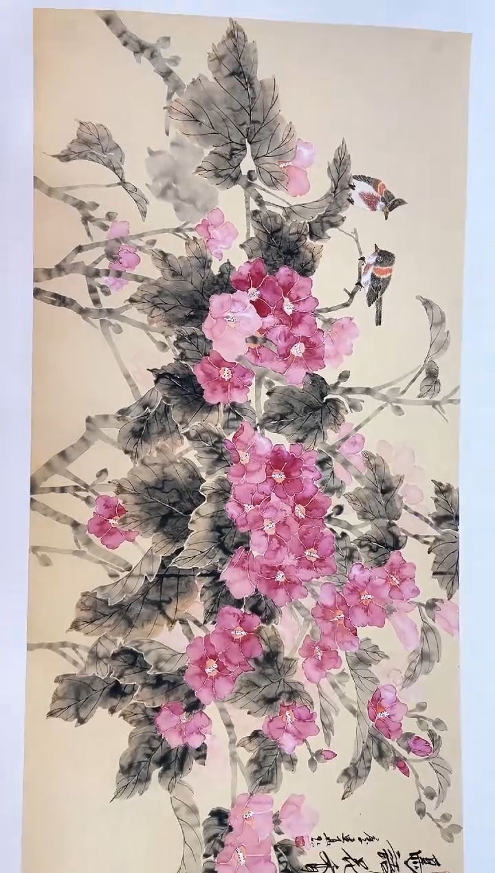 【闪购商品】国画周建真老师字画带亲笔合影证书1-88