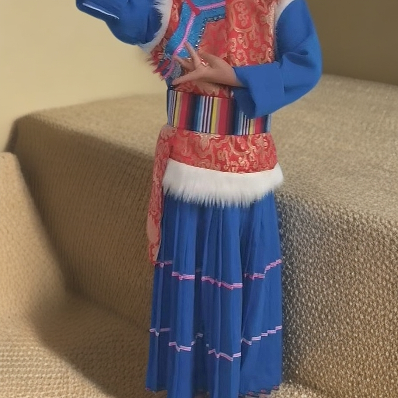 儿童普米族传统服装