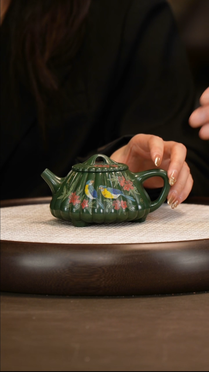 鲍宜明 筋纹石瓢 陶研所绿泥 230c