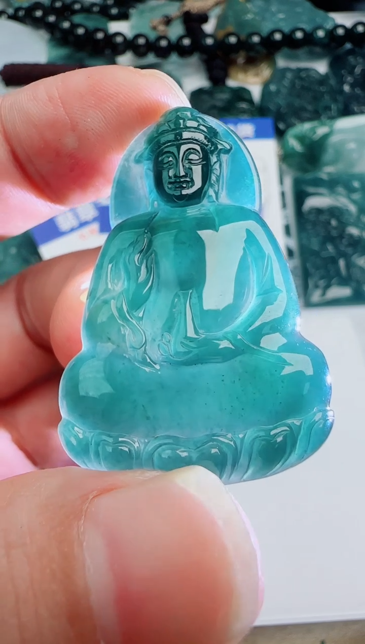 翡翠未镶嵌颈饰多样性随机发其一