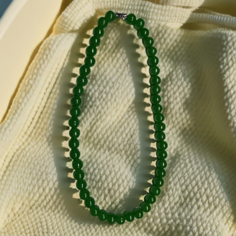 非金属珐琅吊坠 繁繁甄选 P023哥伦比亚木佐绿系列项链