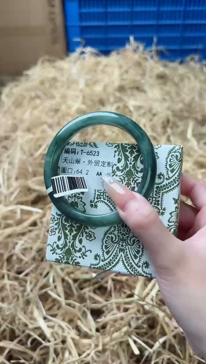 未镶嵌手镯石英质玉T-6523