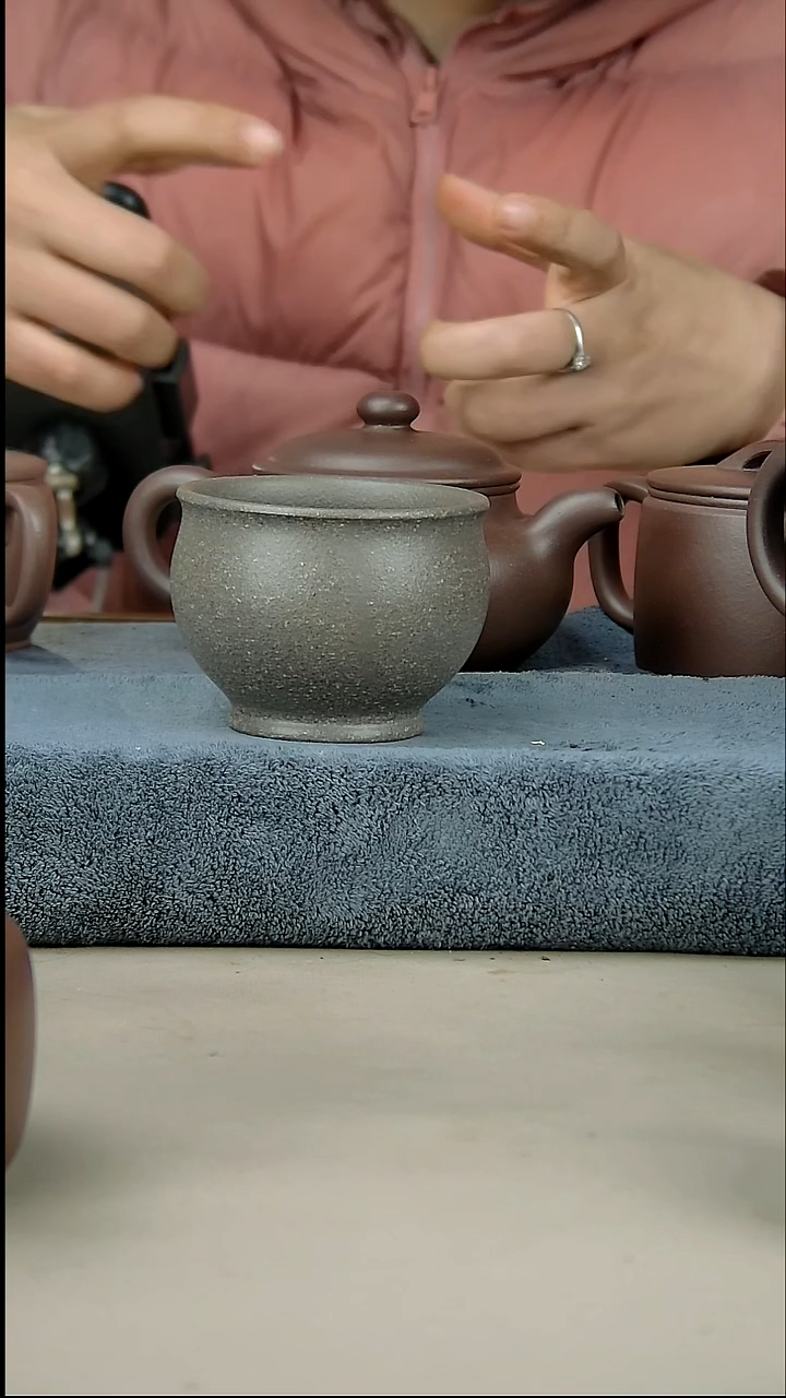 茶壶紫砂蟹壳清杯子170/180