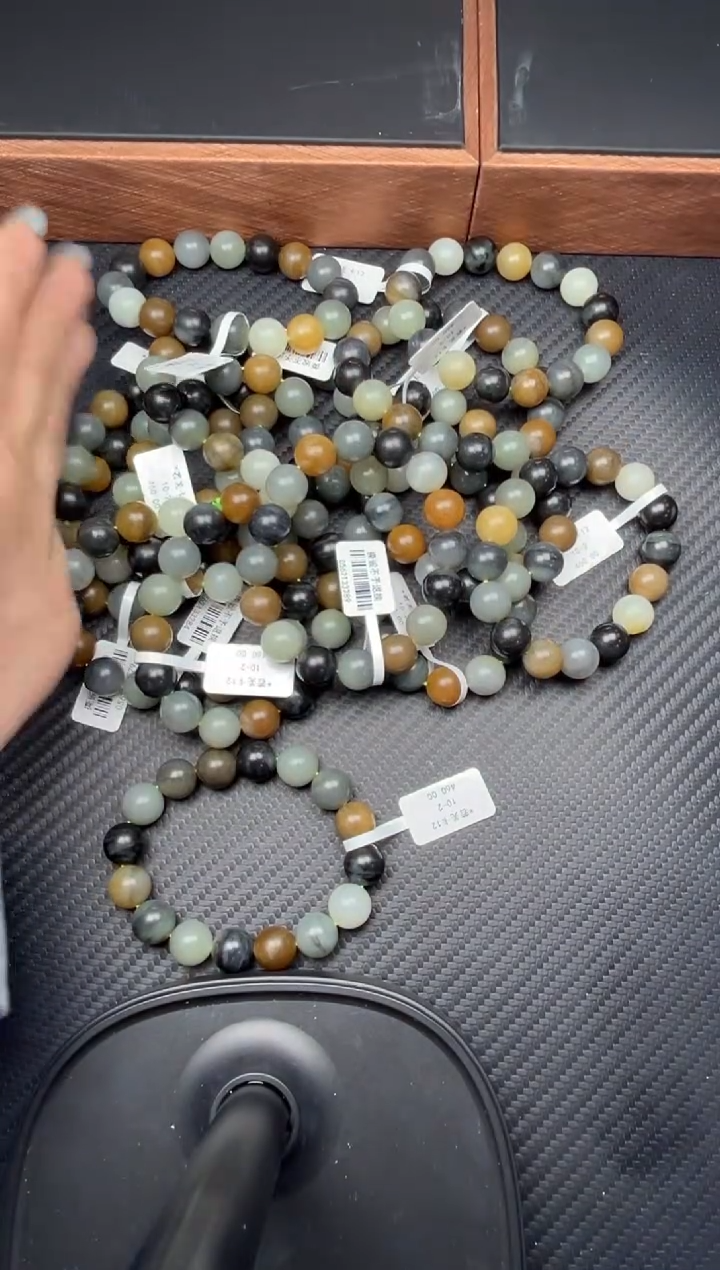 未镶嵌手串和田玉若羌微色差卡12手串多样性发货拍一发其