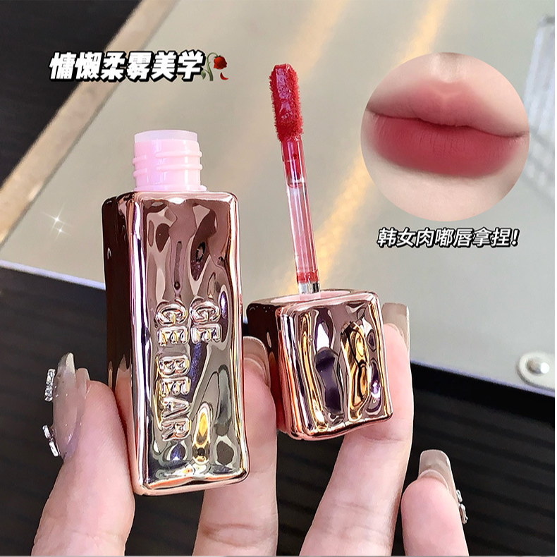 Gege bear绒雾哑光空气唇泥 柔雾显白持久不沾杯唇彩口红学生党女