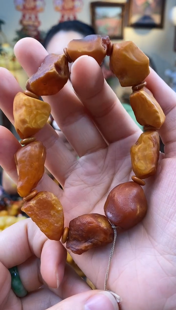 未镶嵌琥珀手串手串