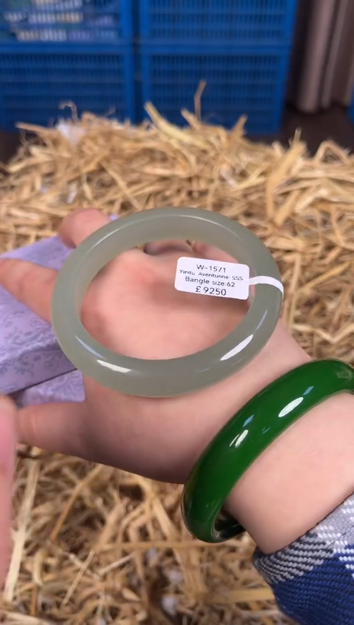 未镶嵌手镯石英质玉W1571