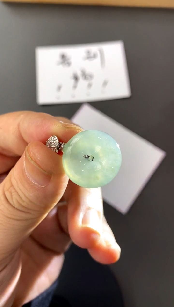 【闪购商品】翡翠颈饰银S925镶嵌买断价