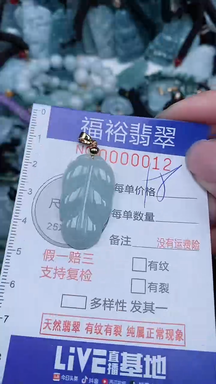 【闪购商品】翡翠颈饰未镶嵌...0000012