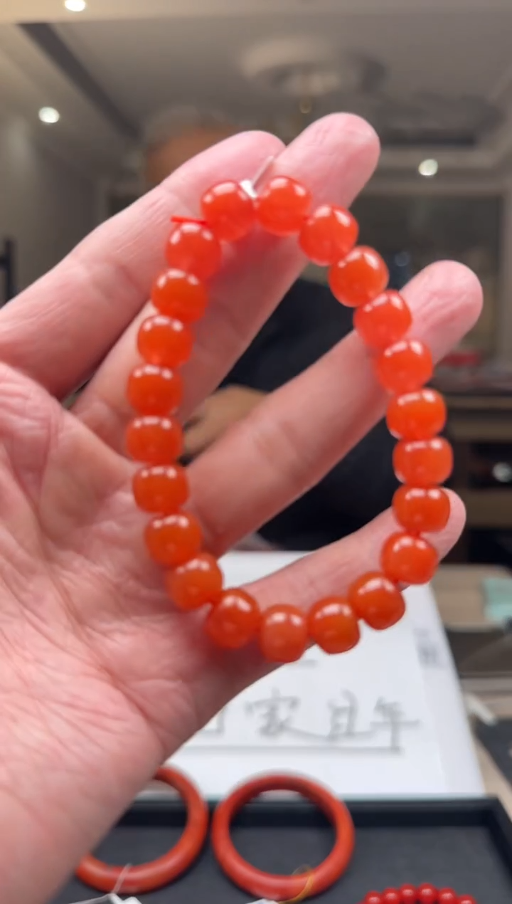 【闪购商品】南红玛瑙10mm保山手串老型未镶嵌多样性发一件