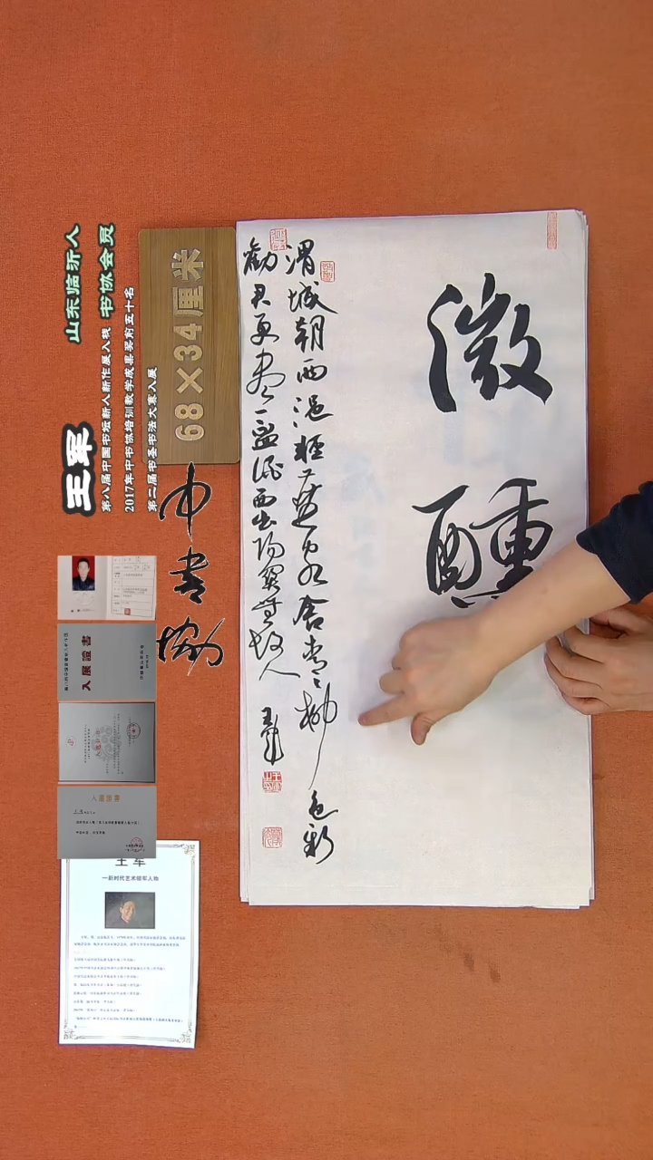 【闪购商品】书法325王军书法作品