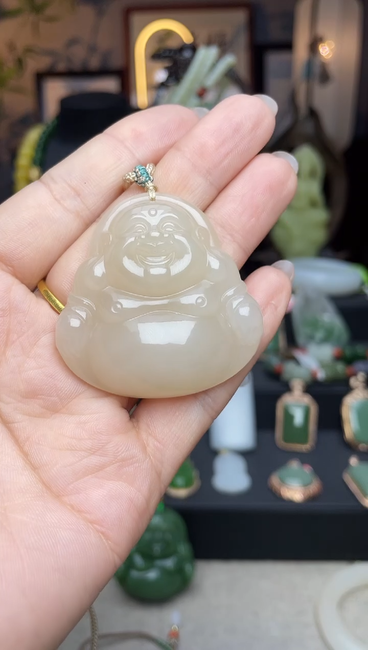 【闪购商品】和田玉颈饰未镶嵌吊坠gh33