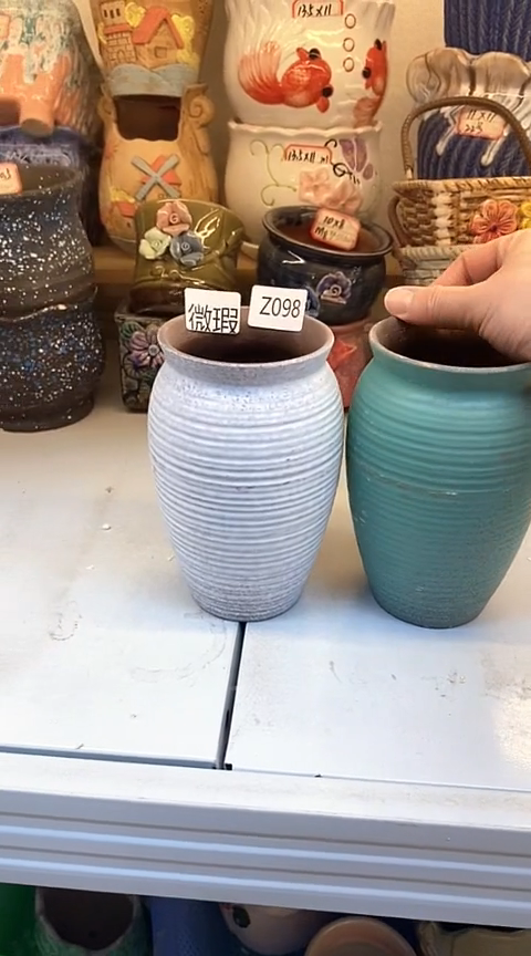 @@陶瓷多肉花盆Z098微瑕