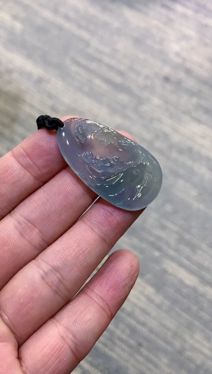 颈饰未镶嵌翡翠天然A货翡翠