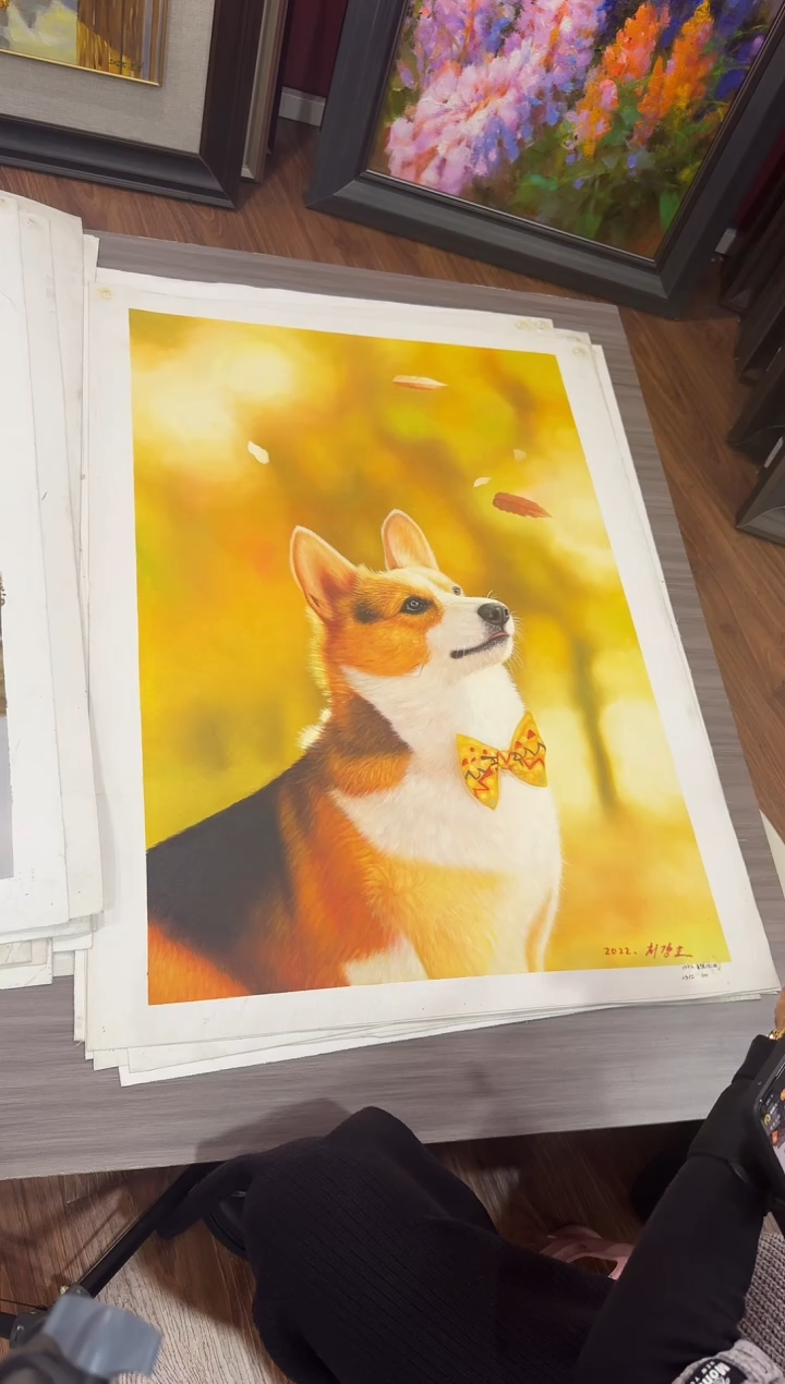 油画【159号】约90*60cm丨朝鲜原创纯手绘孤品油画丨顺丰包邮