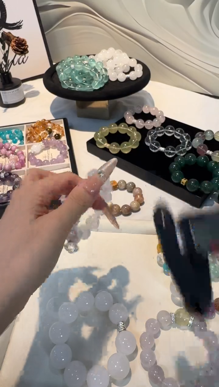 水晶手串未镶嵌白幽灵X第留