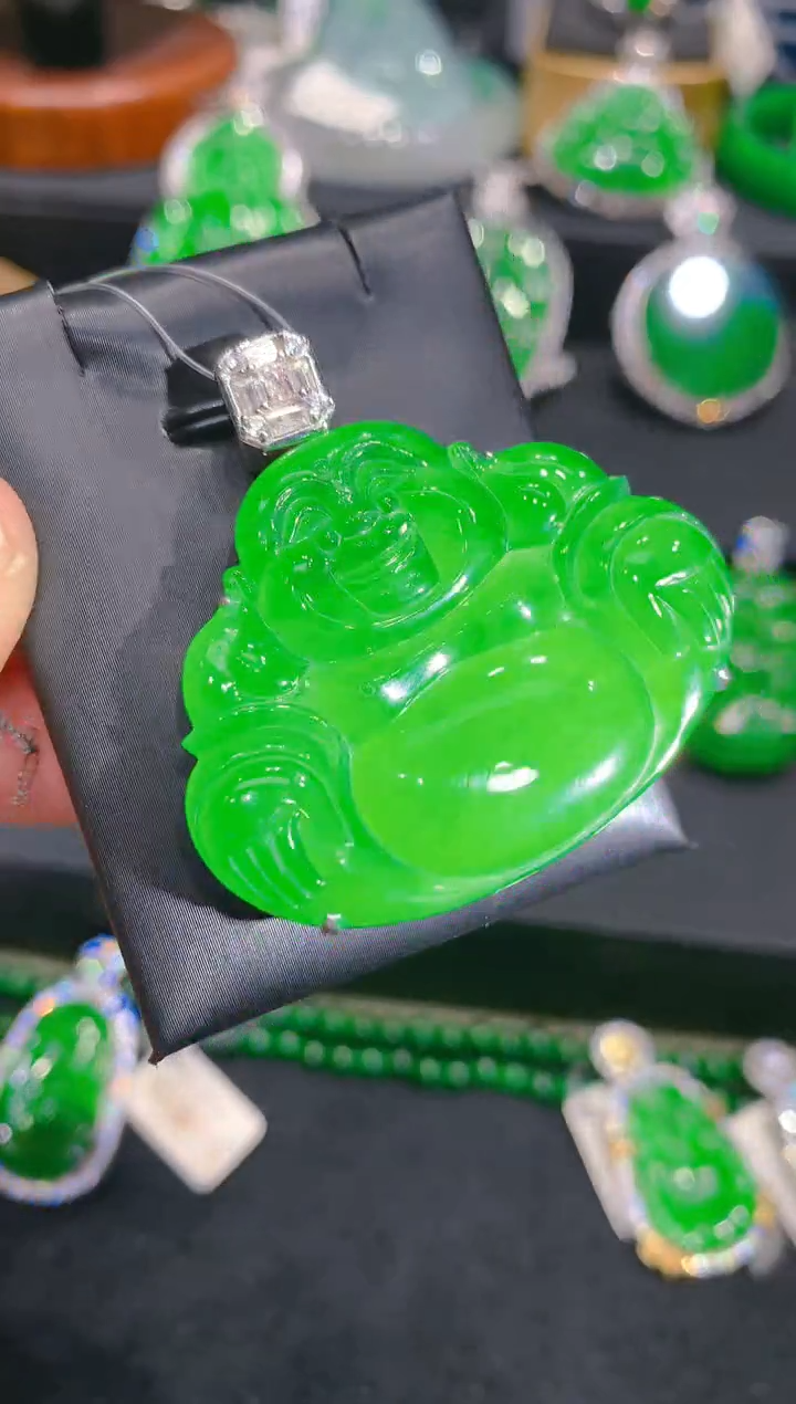 【闪购商品】翡翠颈饰银S925镶嵌52一季