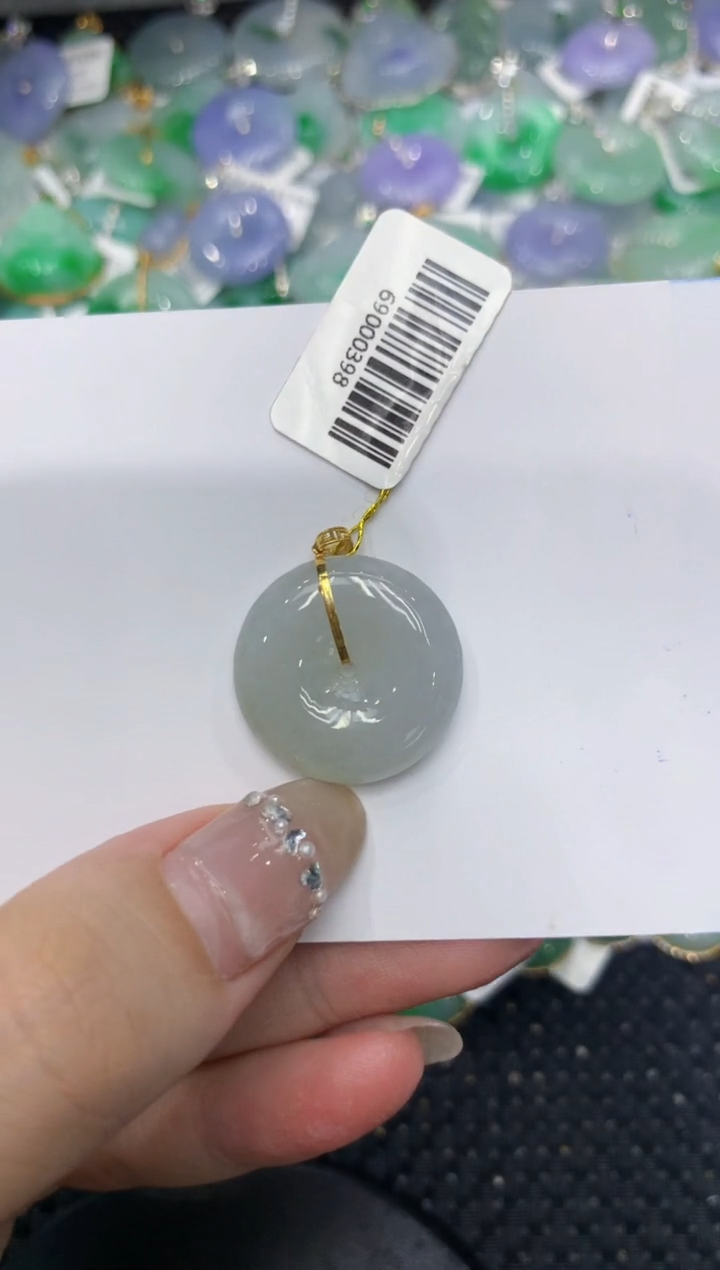 【闪购商品】翡翠颈饰18K金镶嵌222222222