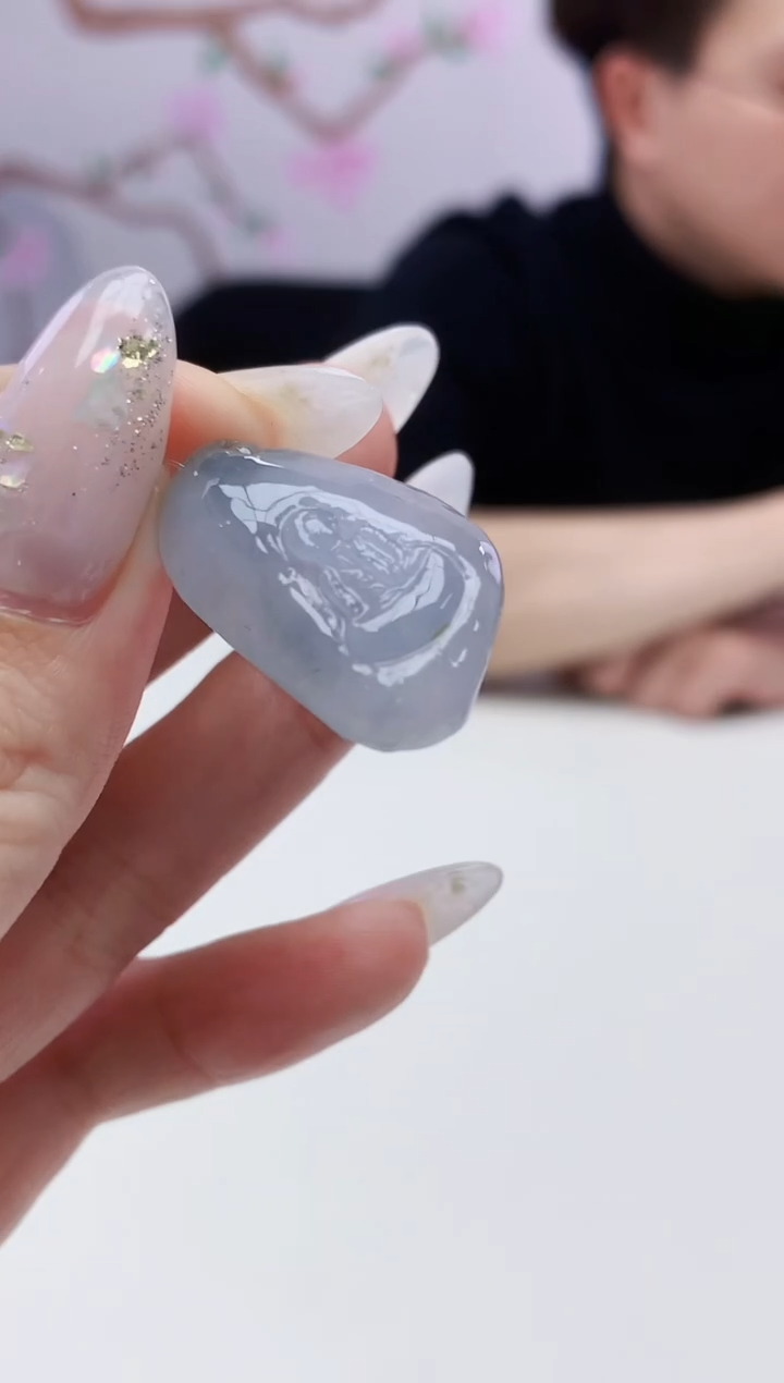 定制翡翠未镶嵌001ee-毛货挂件68