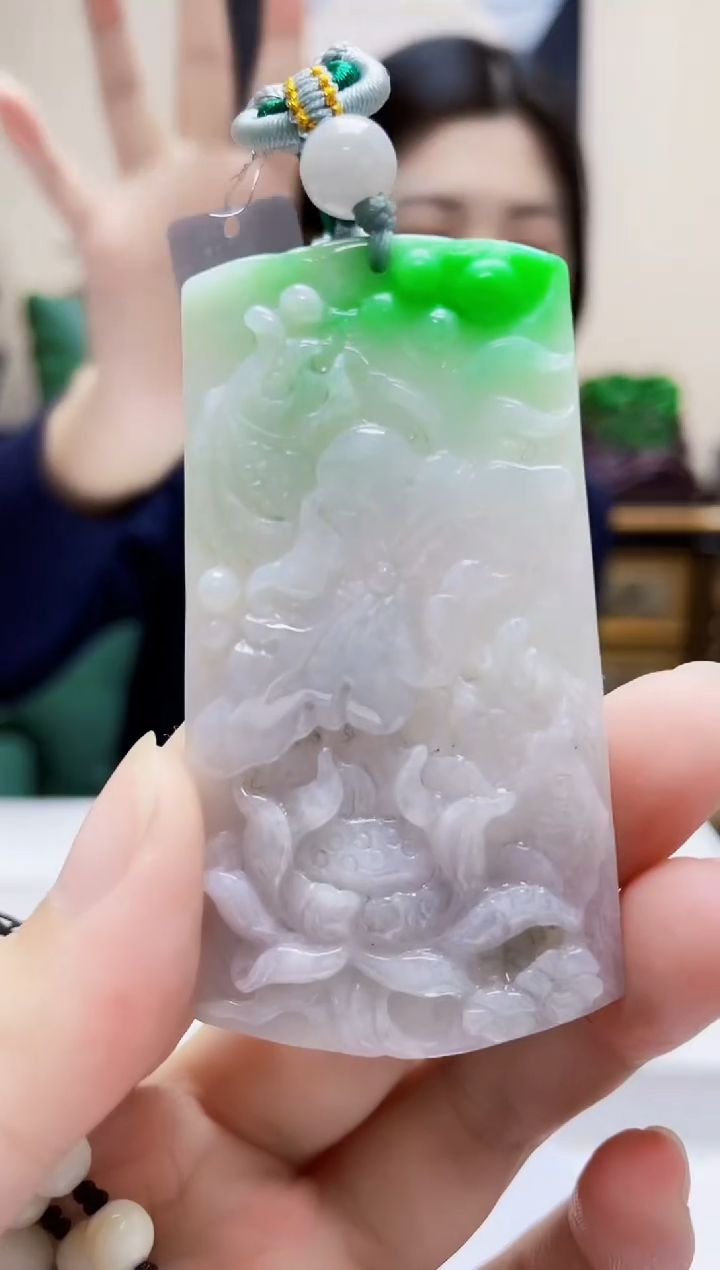 未镶嵌定制翡翠吊坠108
