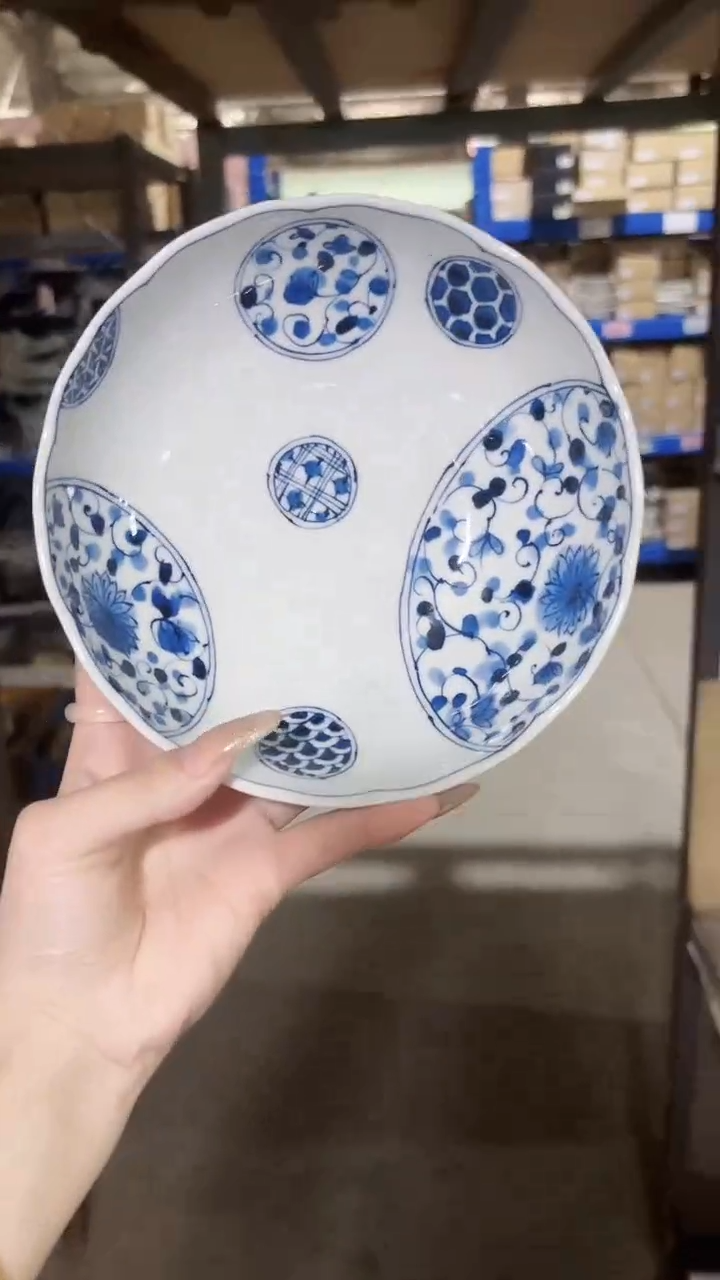 陶瓷【单支】日本进口陶瓷煮物钵16.5cm