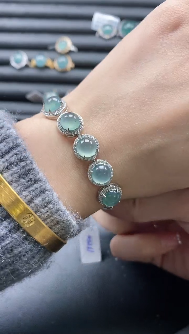 【闪购商品】翡翠戒指银S925镶嵌1111