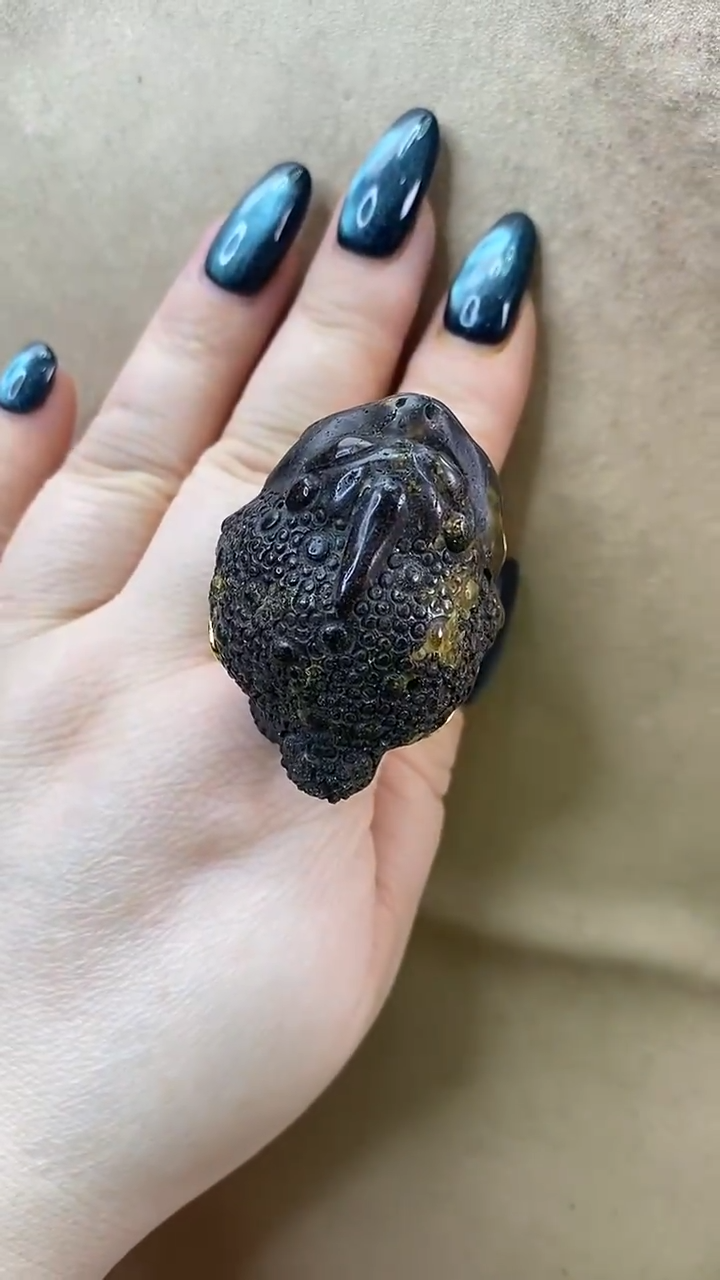 琥珀颈饰未镶嵌戒指
