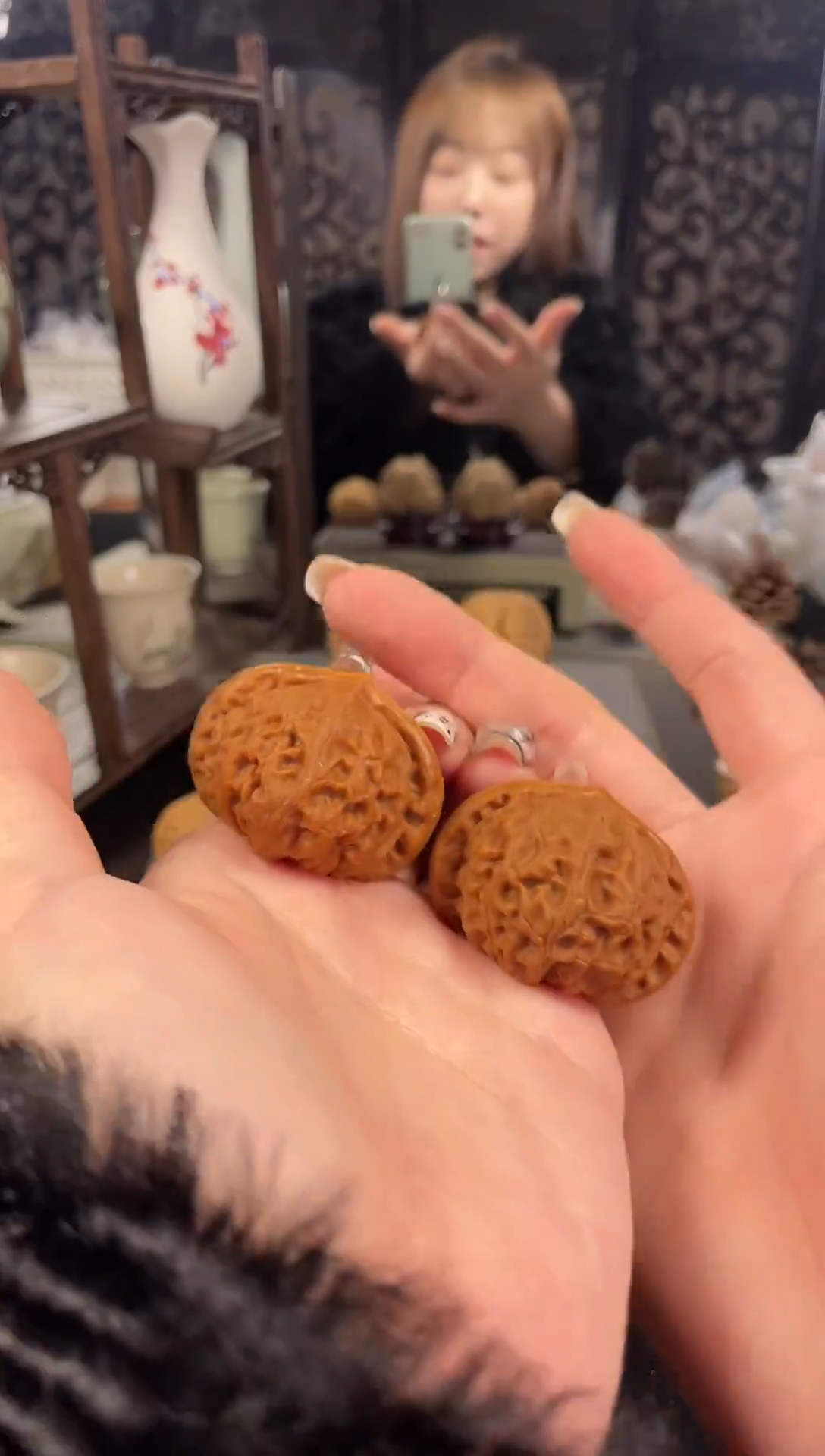 【闪购商品】文玩核桃把件宫灯42尺-6