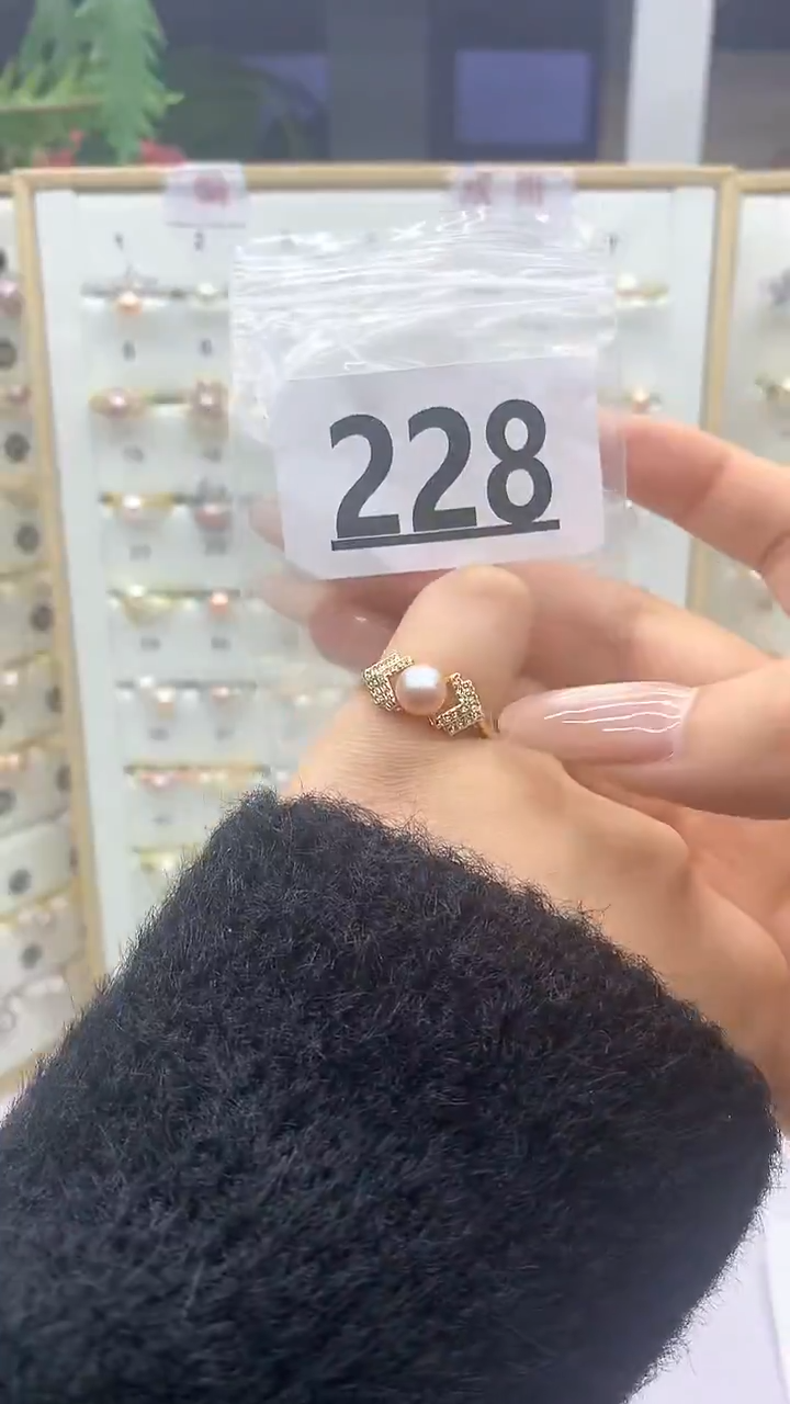 合金珠宝奇石淡水珍珠228
