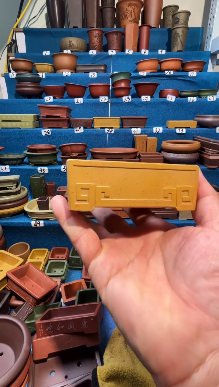 【闪购商品】紫砂紫砂花盆9.5*6.5*3