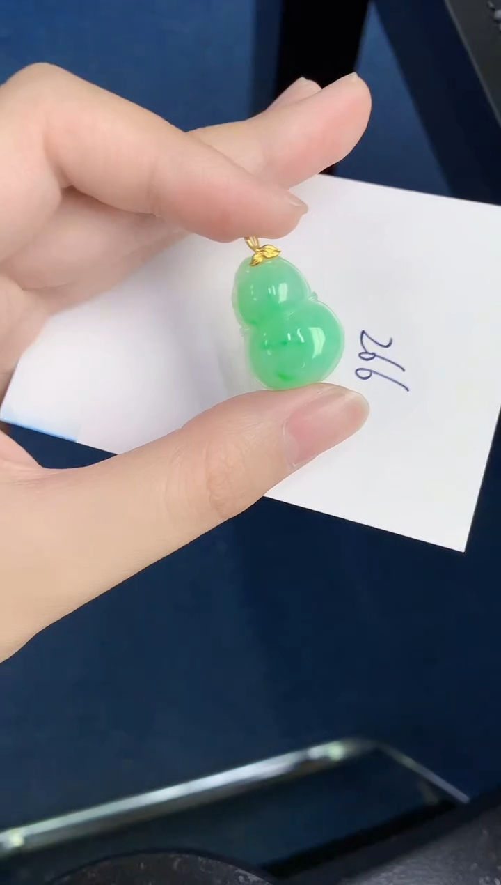【闪购商品】翡翠颈饰18K金镶嵌000000000