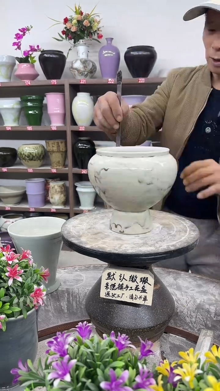 12-14-高18口14瑕-花盆