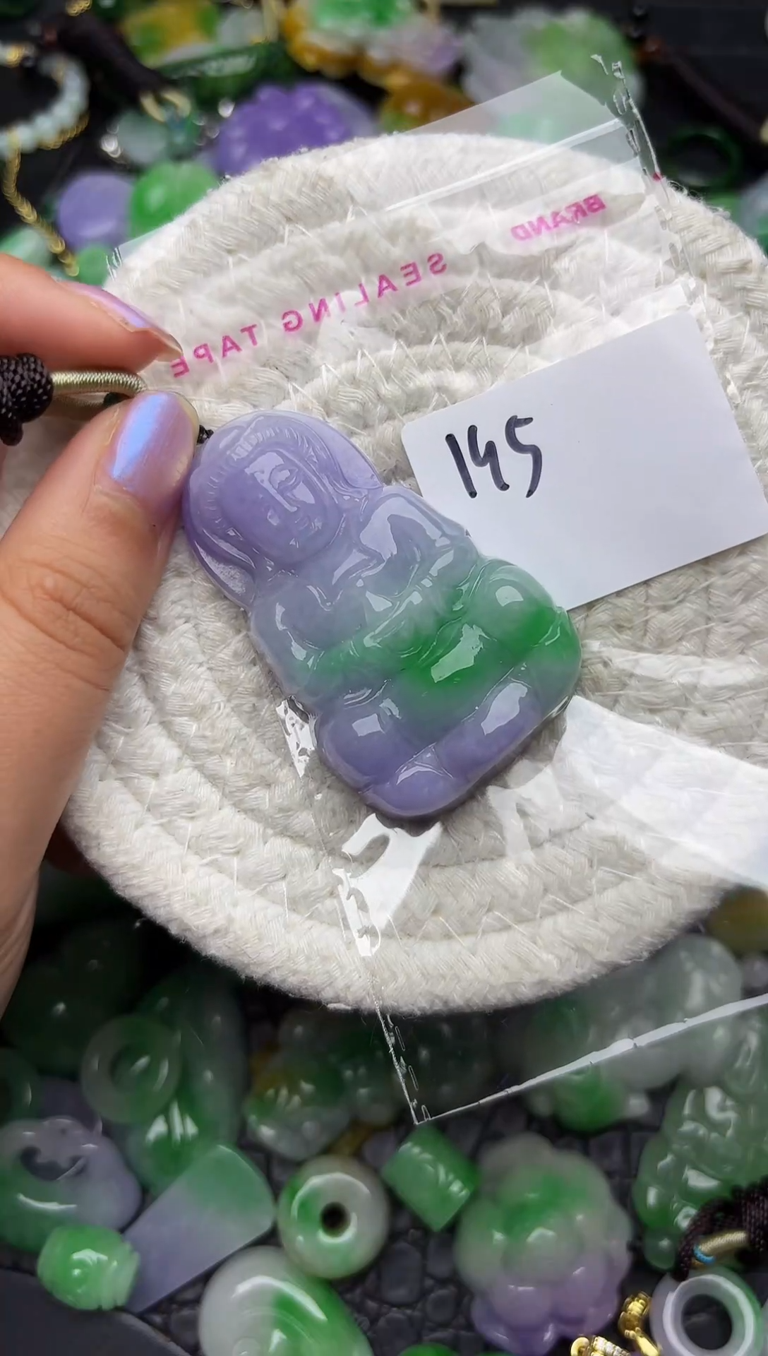 颈饰未镶嵌翡翠缅甸翡翠吊坠