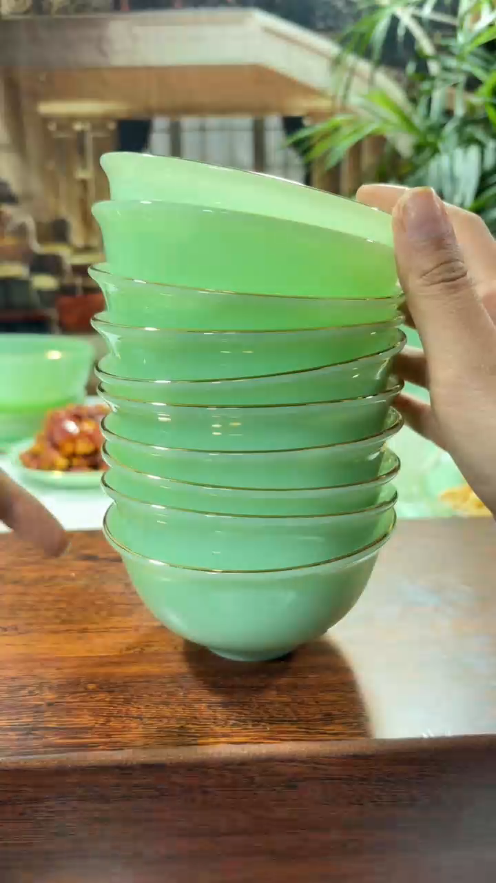 【闪购商品】....4.5英寸玉瓷碗10个口径11.5厘米 