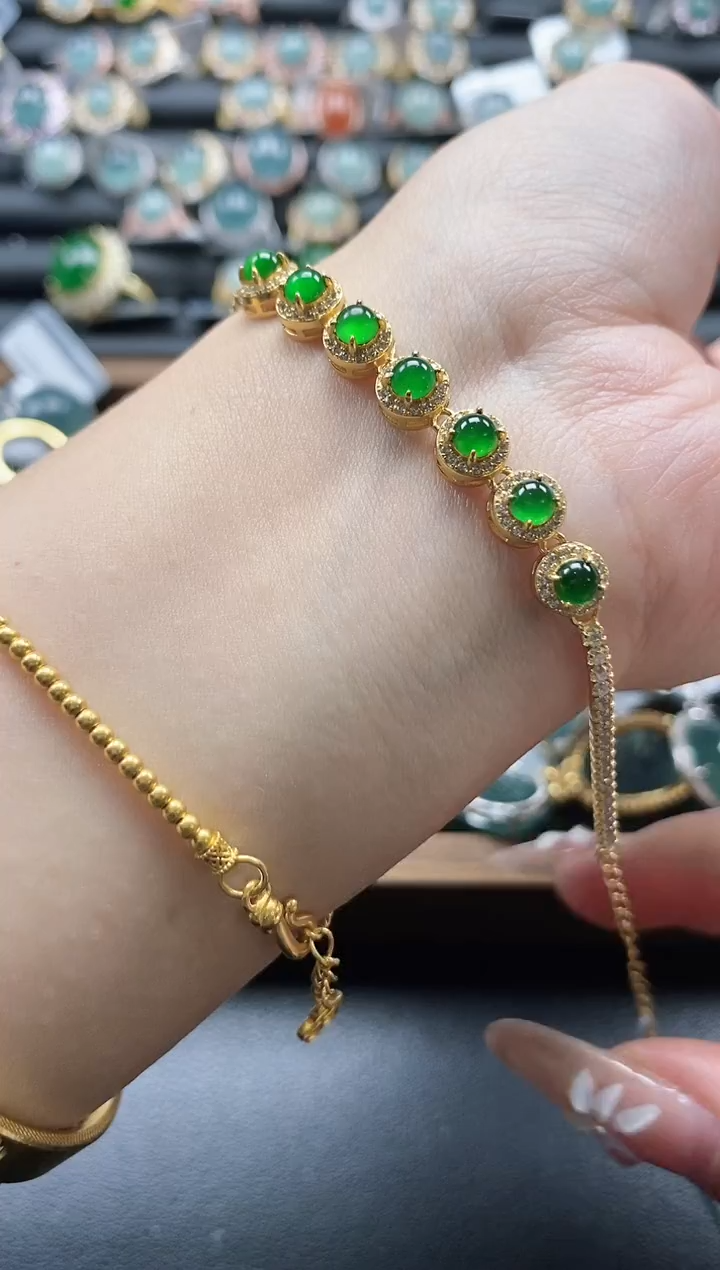 【闪购商品】翡翠戒指银S925镶嵌515115-3