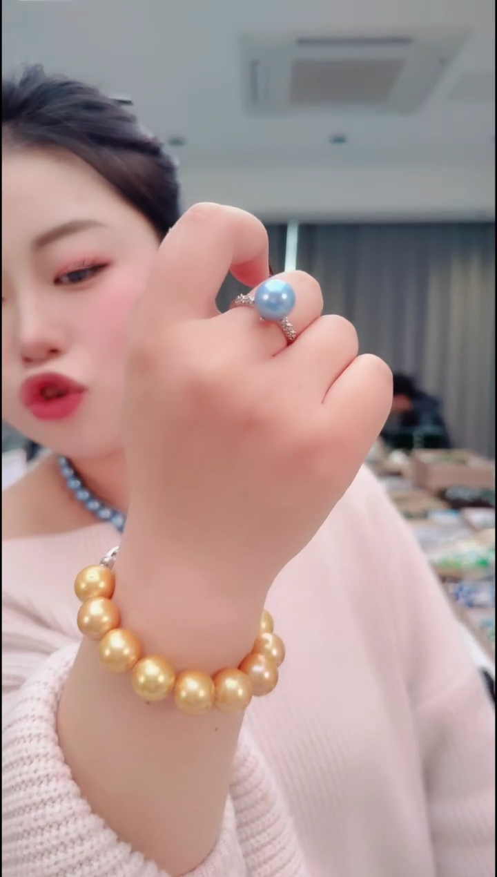 颈饰未镶嵌淡水珍珠0339戒指