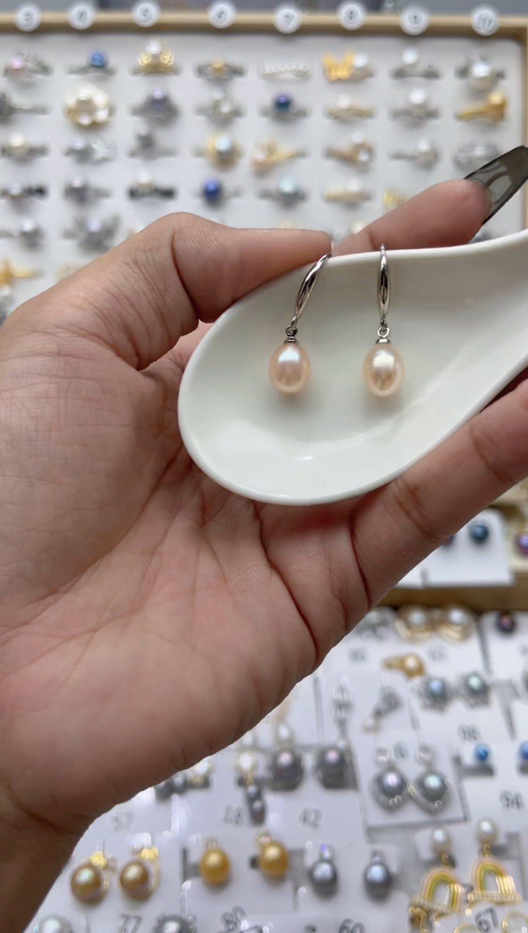 【闪购商品】淡水珍珠戒指合金28