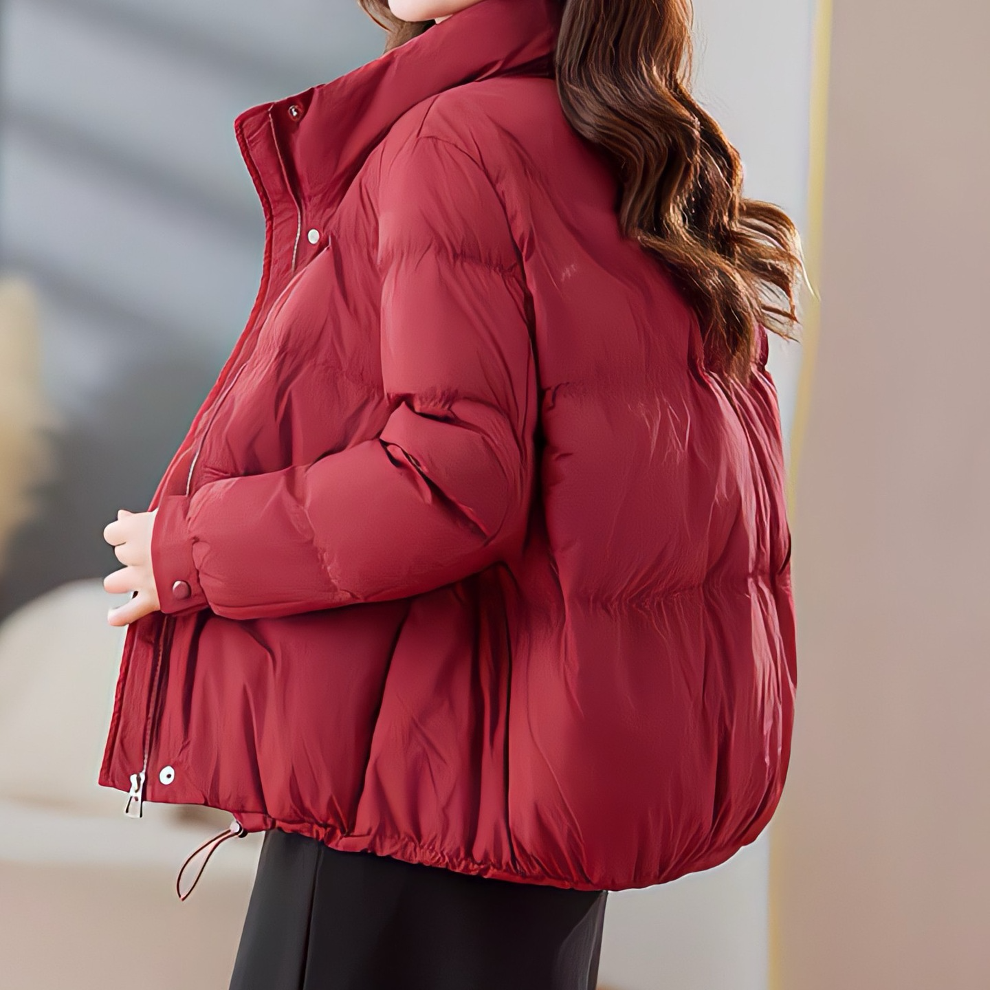 加厚免洗白鸭绒羽绒服
