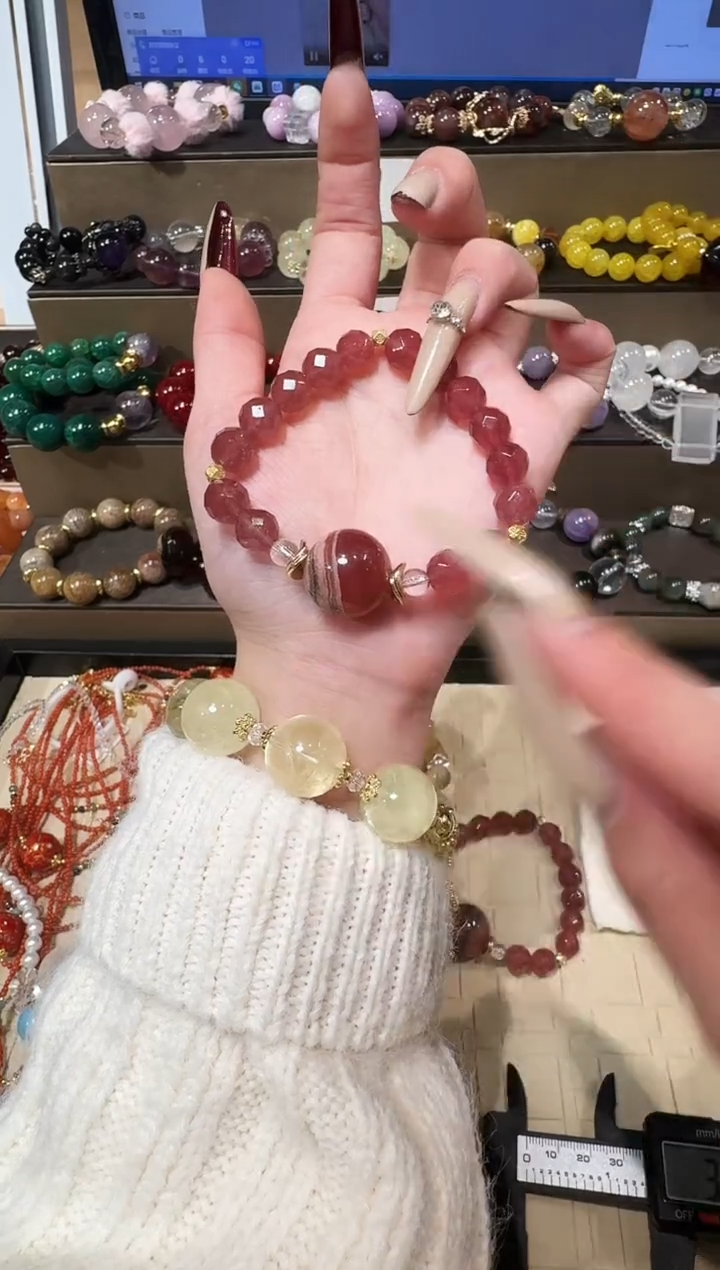 合金手链水晶多样发一