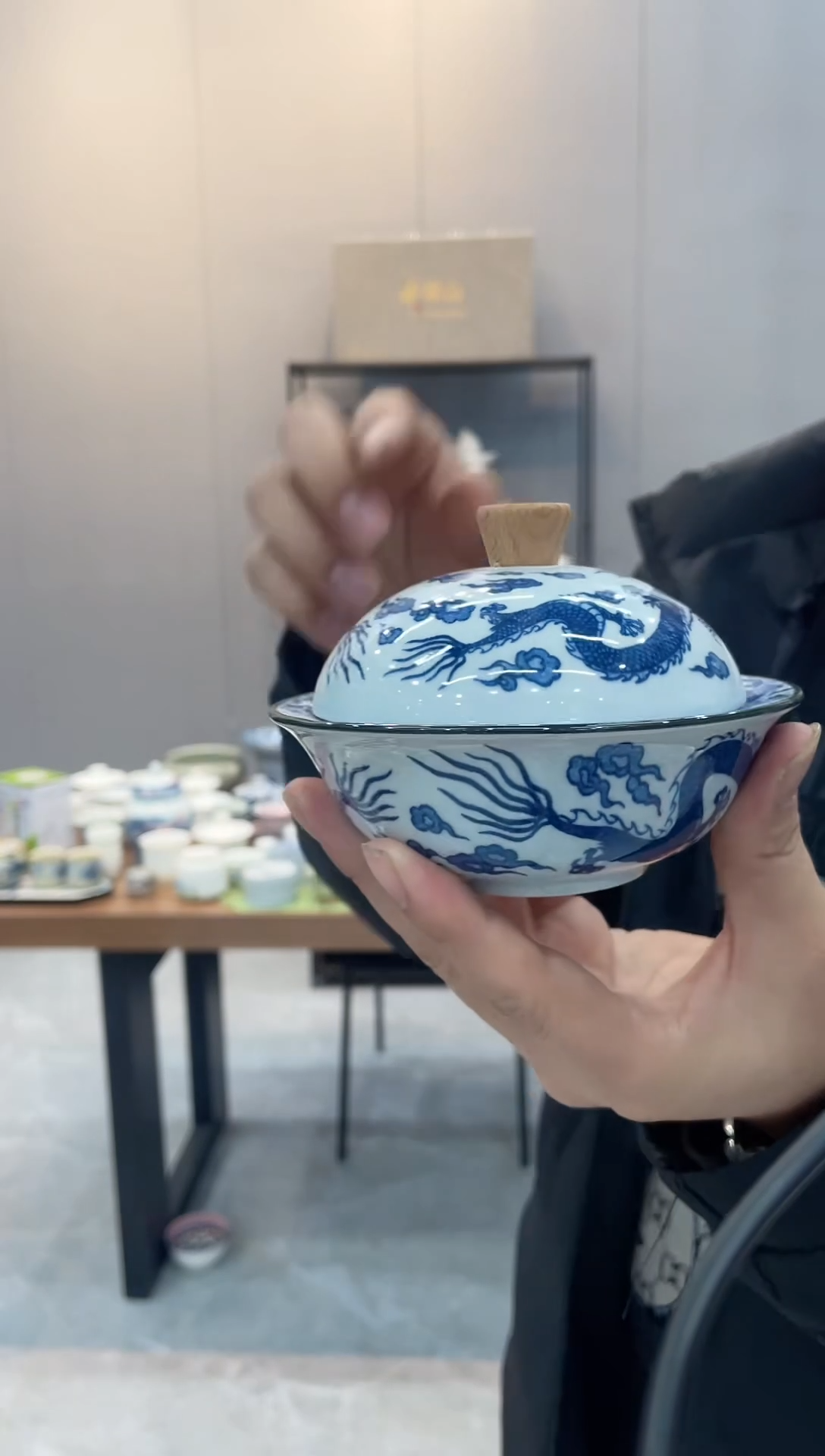 【闪购商品】【瓷心匠物】直播间福利专款龙烟灰缸小