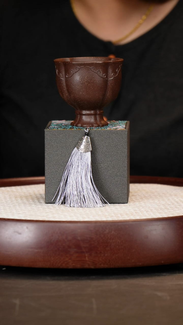 茶壶紫砂紫玉金砂禅莲杯带礼盒