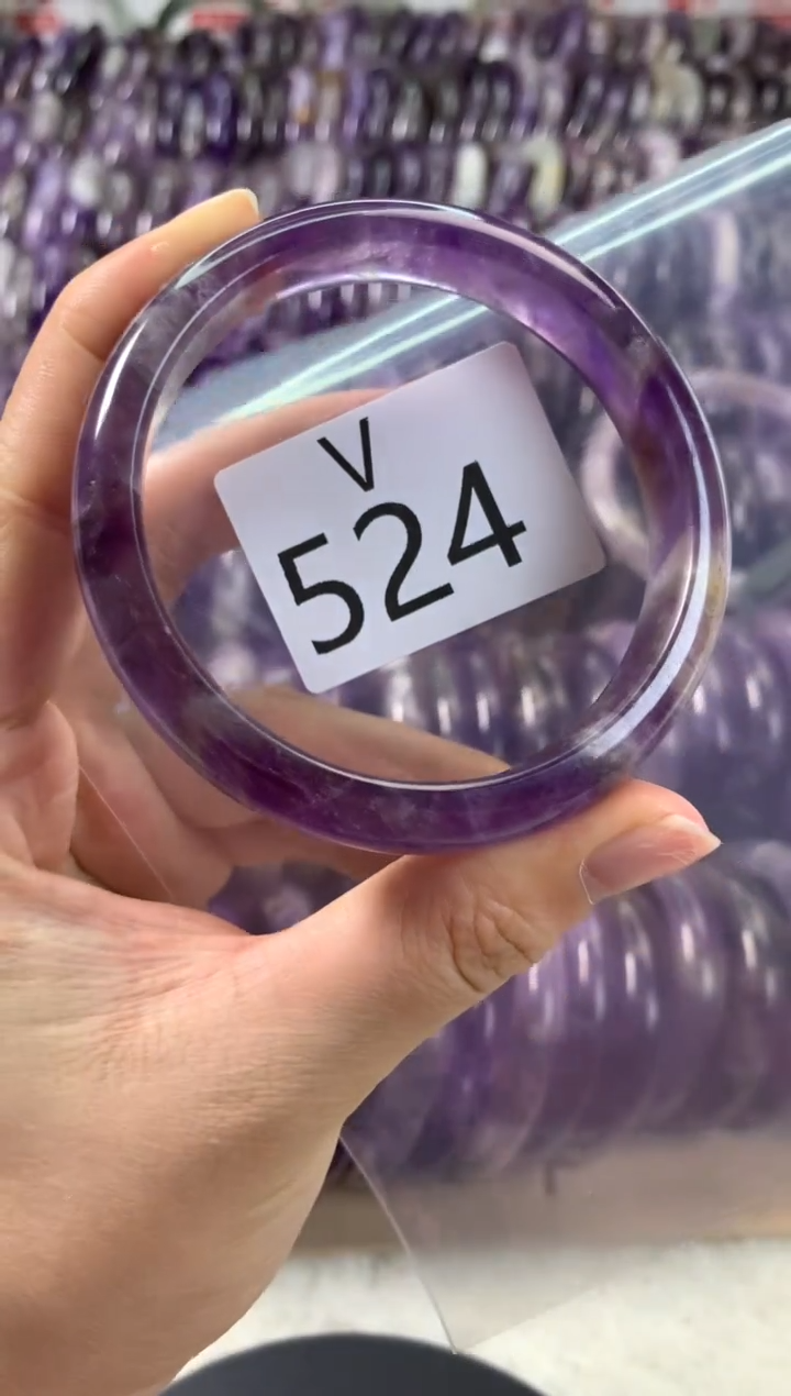 【闪购商品】水晶水晶手镯V未镶嵌524-57