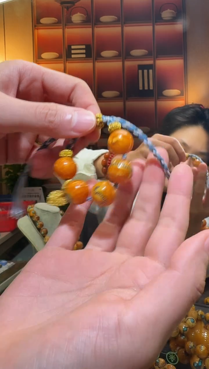 蜜蜡颈饰未镶嵌311天然蜜蜡珠宝奇石