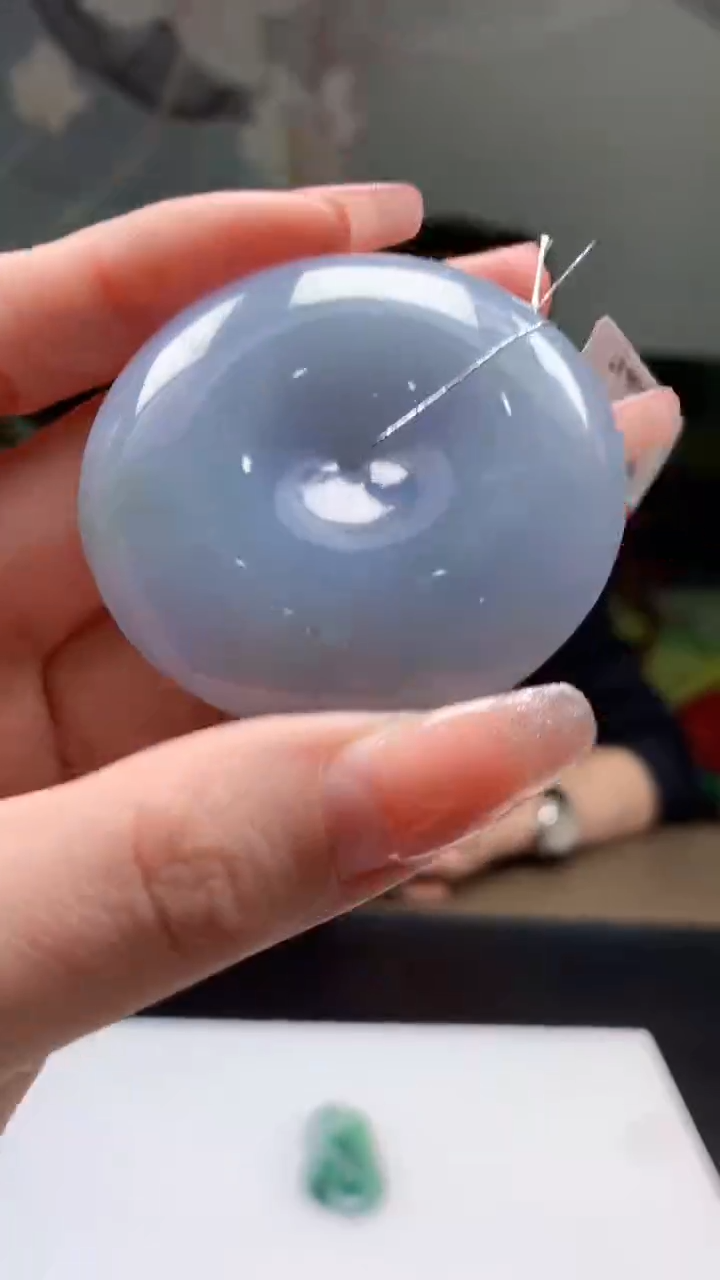 【闪购商品】定制翡翠未镶嵌1044ry-毛货挂件34