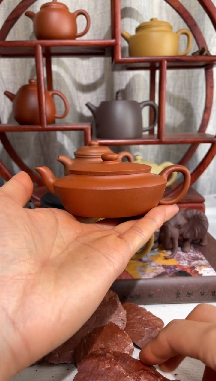 【闪购商品】紫砂茶壶小煤窑红泥玉炉130cc