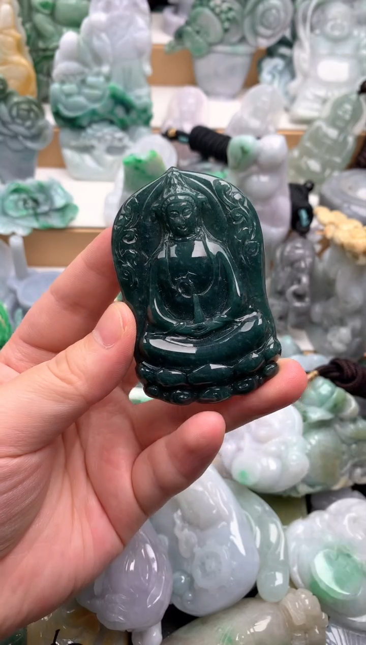 吊坠(不含链)未镶嵌翡翠1