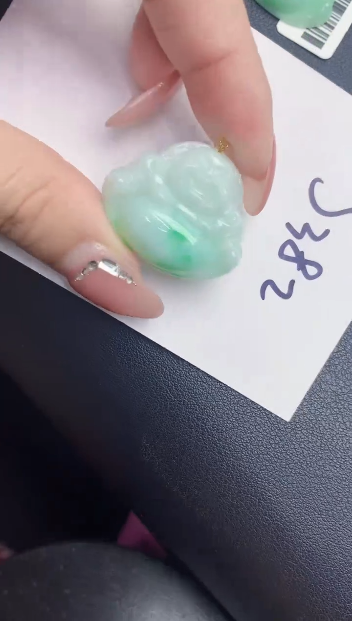 【闪购商品】翡翠颈饰18K金镶嵌000000000