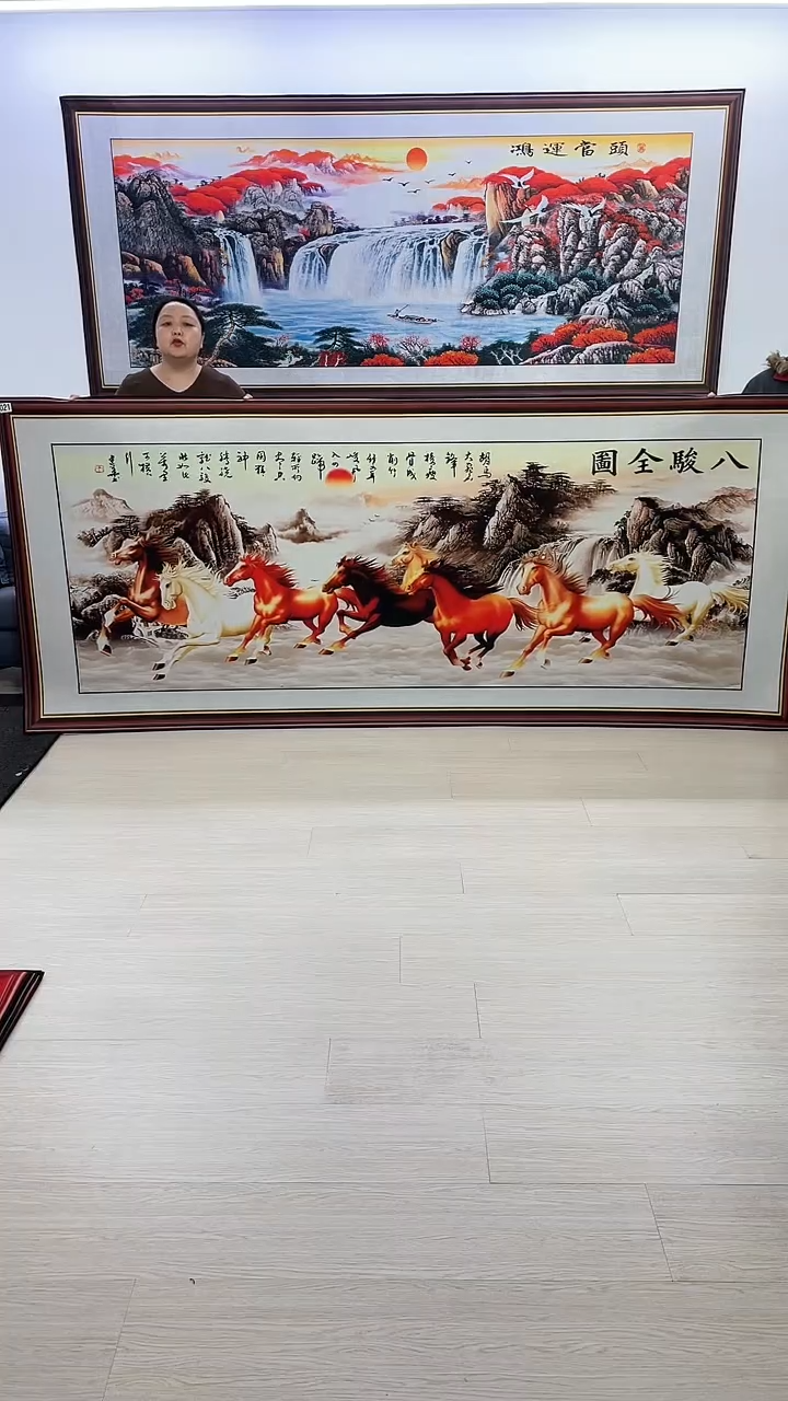 【闪购商品】横款021八骏图120*280