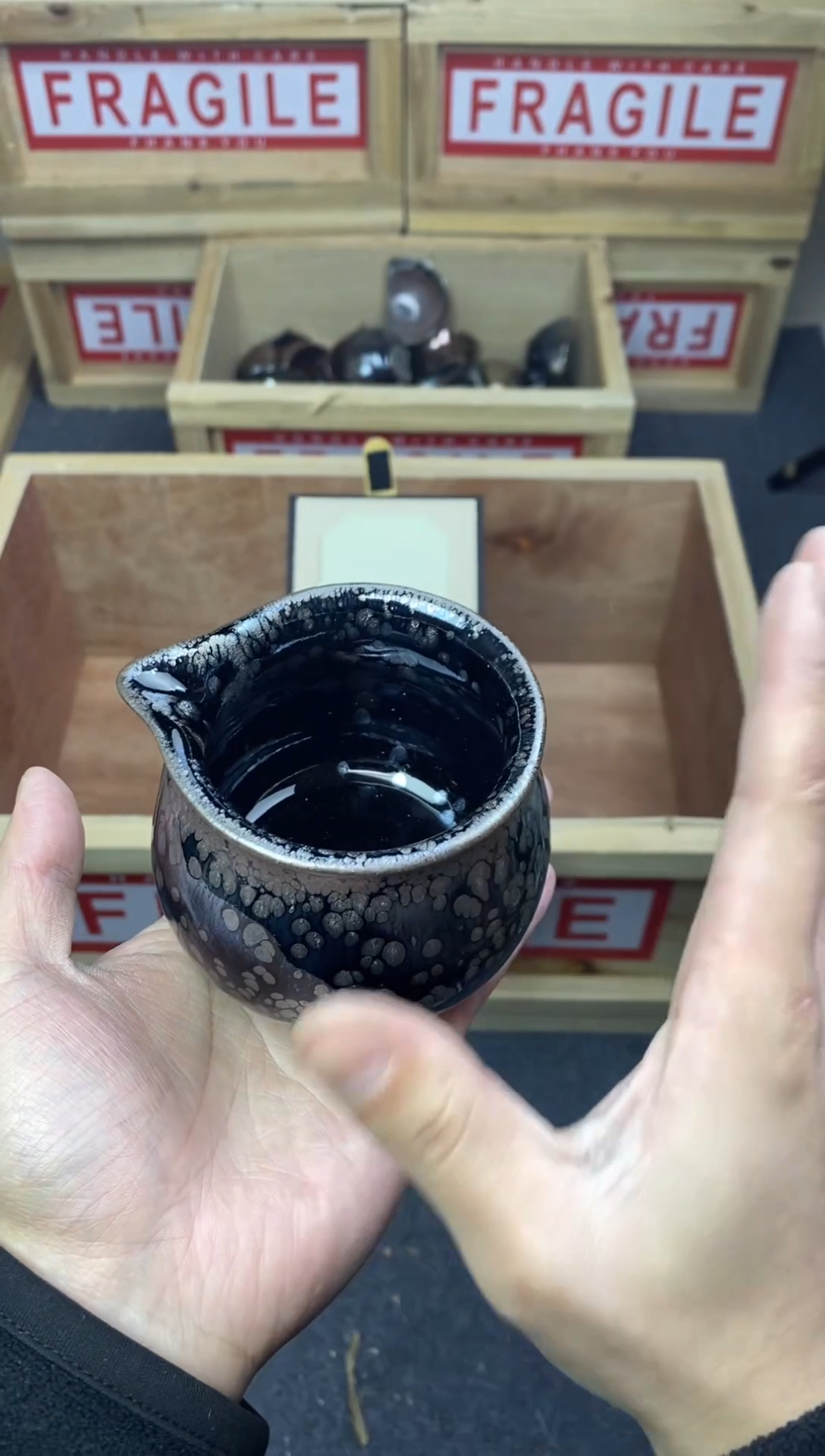 茶盏全手工原矿原釉建盏