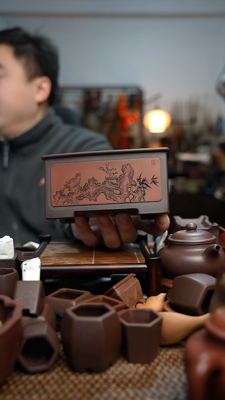 紫砂花盆锦*長木軒精品紫砂